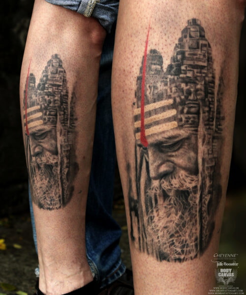 aghori baba tattoo ideas for men sleeves