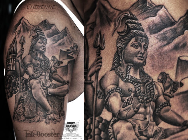 shiva tattoo design